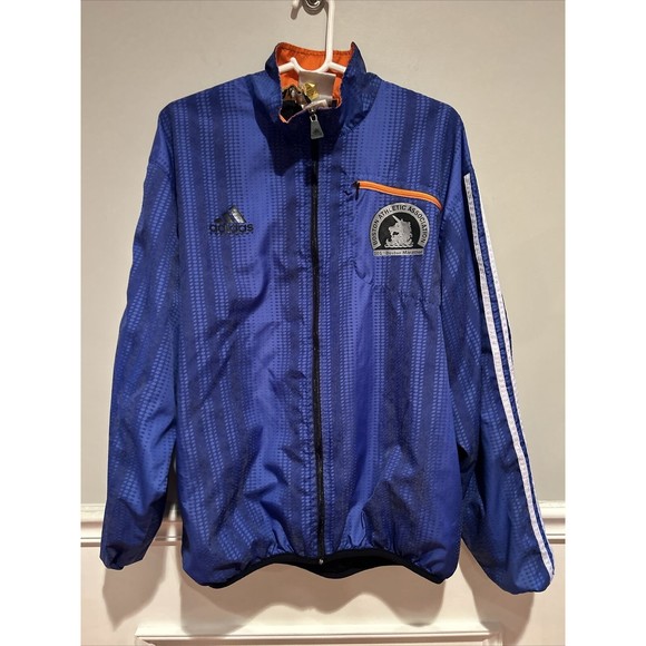 Adidas Boston Marathon 1997 BAA 1997 101st Marathon Size Large Blue - Picture 6 of 15